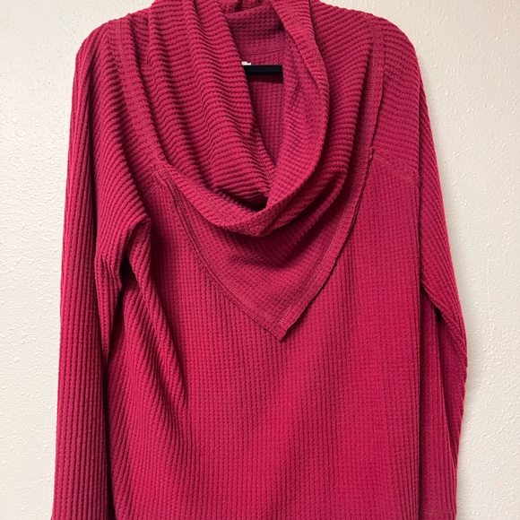 Maurices maroon/red tunic sweater - Picture 6 of 6